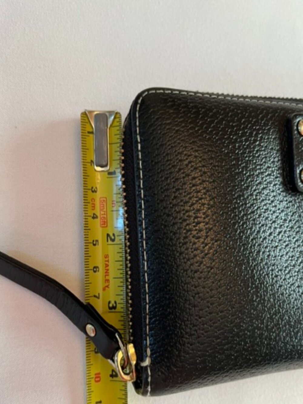 KATE SPADE | Neda Wellesley Black Pebbled Leather Zip Around Clutch Wallet-EUC - Picture 11 of 13